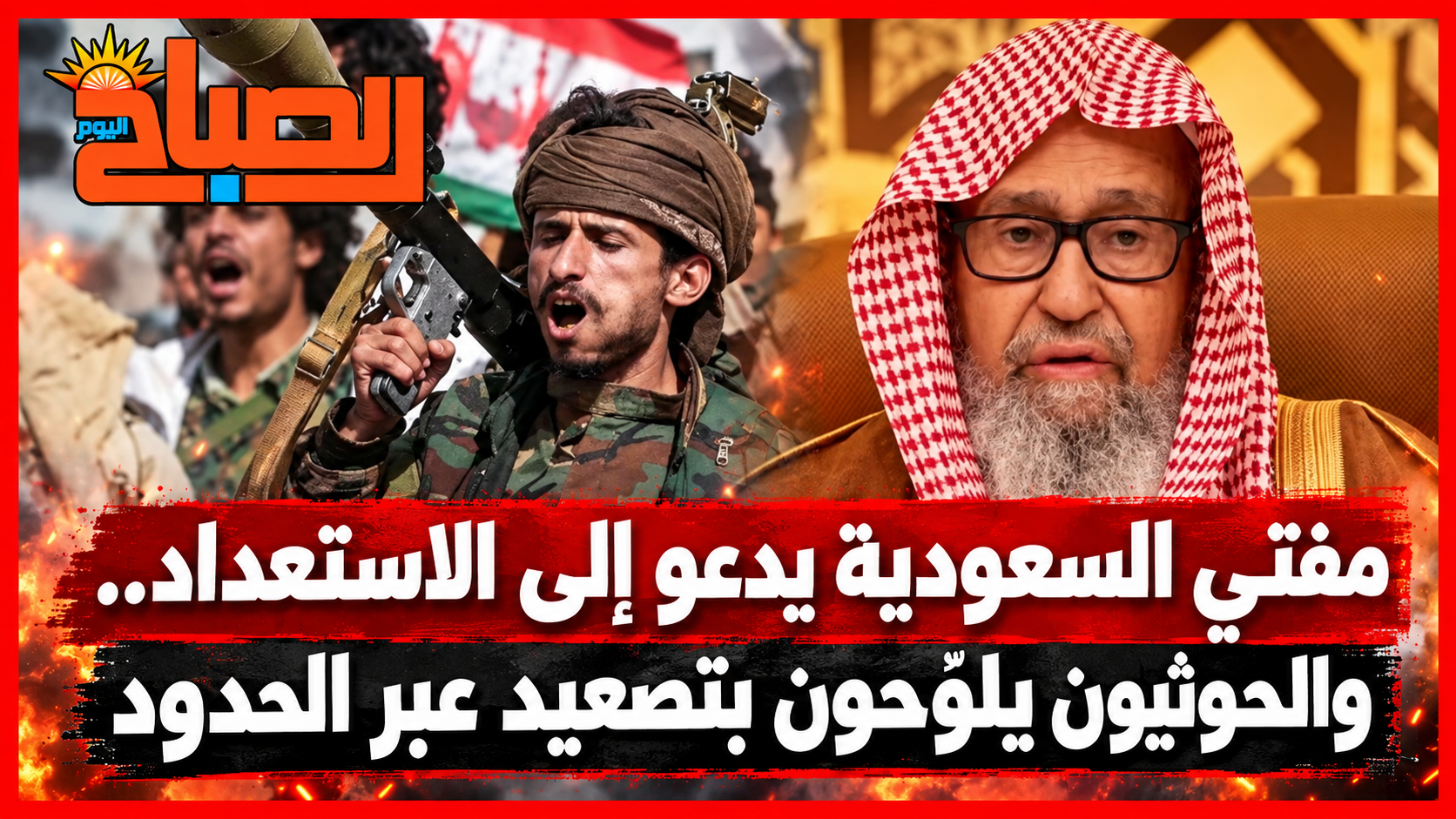 تصعيد السعودية والحوثيين.. بيان نادر للمفتي وتهديدات على الحدود